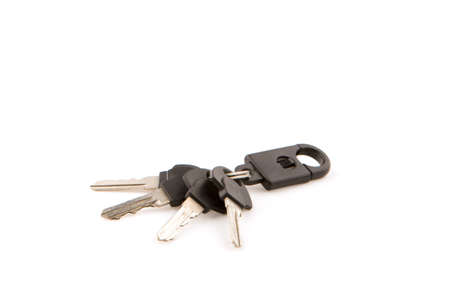 Keys isolated on white background.