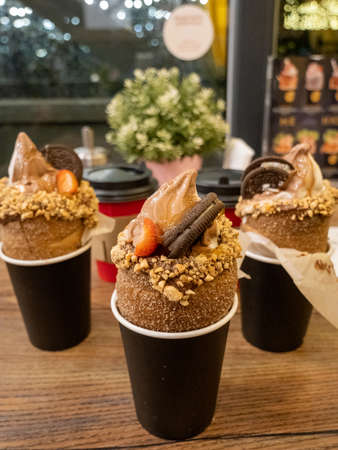 trdelnik cakeの写真素材