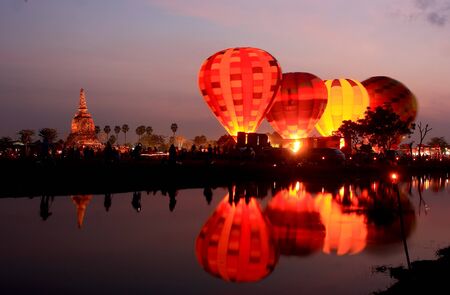 International Balloon Festival work の写真素材
