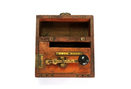 Antique morse keyの写真素材