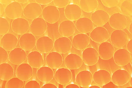 Background with colorful straw の写真素材