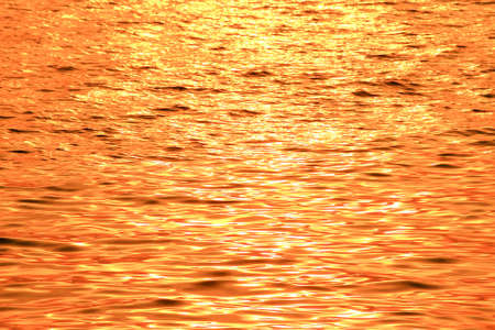 Sunset over Waterの写真素材