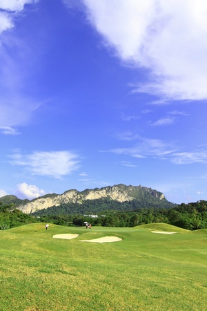Beautiful golf course.の写真素材