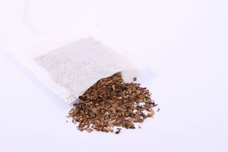 Close-up of tea bagsの写真素材