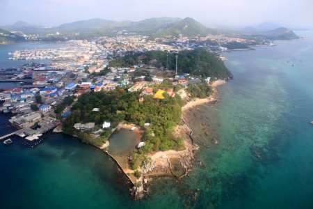 Fisherman village, Sattahip, Cholburi, Thailandの写真素材