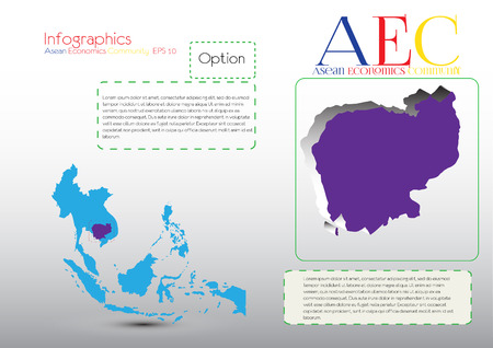 ASEAN Economic Community, AECのイラスト素材