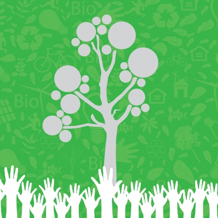 Save the earth illustrationのイラスト素材