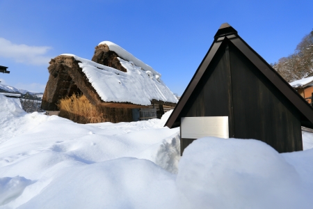 Cottage at Gassho-zukuri Village/Shirakawagoのeditorial素材