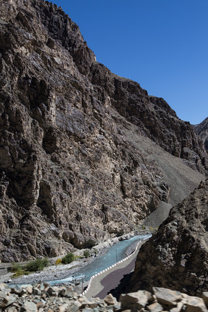 Himalayan landscape in Himalayas. Ladakh, Indiaの写真素材