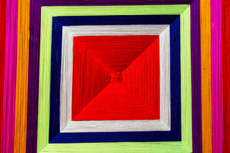 Sewing threads multicolored background closeupの写真素材