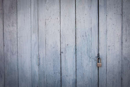 White painted wooden wall background, blank wood board textureの写真素材