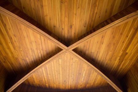 brown plank wood wall backgroundの写真素材