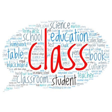 words cloud related to Education and relevantのイラスト素材