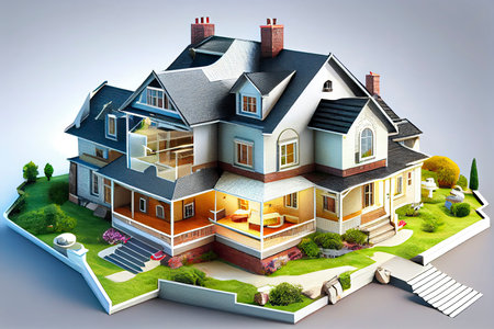 Real estate or property development.Generative AIの素材