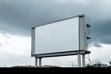 billboard blank for outdoor advertising poster.Generative AIの素材