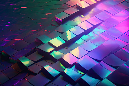 Holographic inspired backgrounds.Generative AIの素材