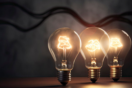 Bright idea for business growth.Generate Aiの素材