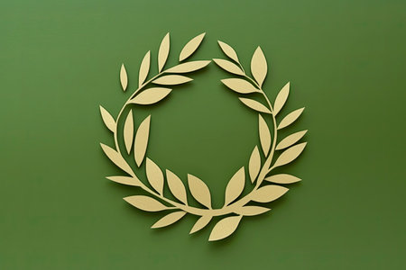 Green recycle icon eco papercut nature conceptの素材