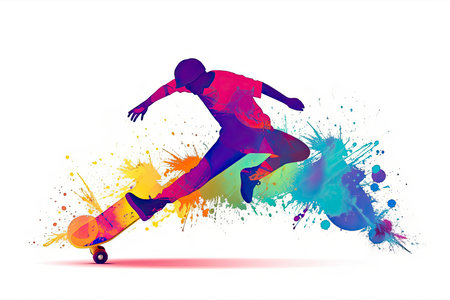 skateboarder silhouettesの素材