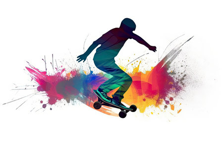 skateboarder silhouettesの素材