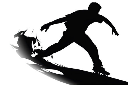skateboarder silhouettesの素材