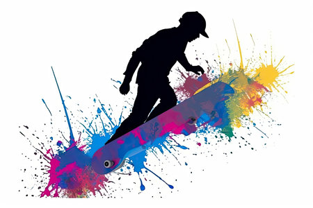 skateboarder silhouettesの素材