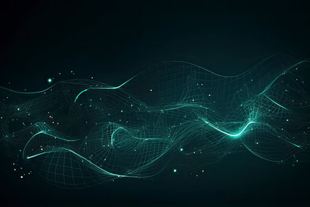 Internet connection, abstract sense of science and technology graphic design.の素材