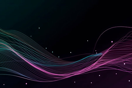 Internet connection, abstract sense of science and technology graphic design.の素材