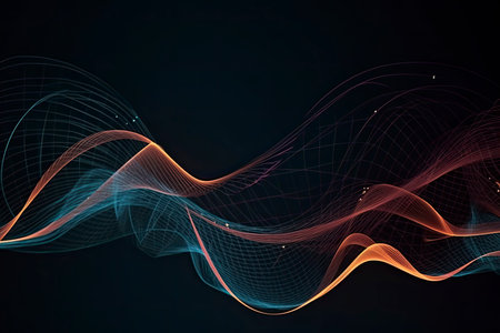 Internet connection, abstract sense of science and technology graphic design.の素材