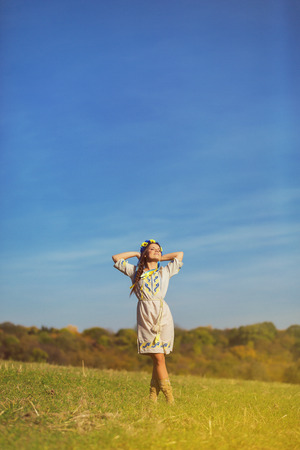 Ukrainian womanの写真素材