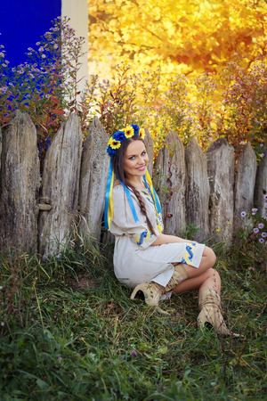 Ukrainian womanの写真素材