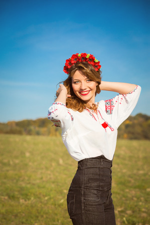 Ukrainian womanの写真素材