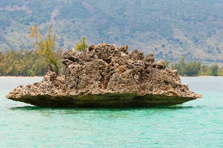 Crystal rock at Mauritiusの写真素材
