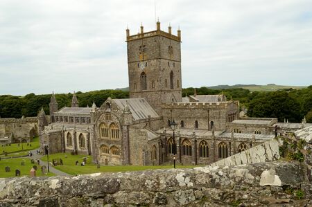 Abbey Church in Walesの写真素材