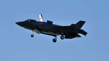 Rivolto Italy SEPTEMBER, 17, 2021 Lockheed Martin F-35B Lightning II Stealth Fighter Jet Aircraft of...