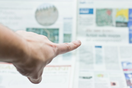 newspaperの写真素材