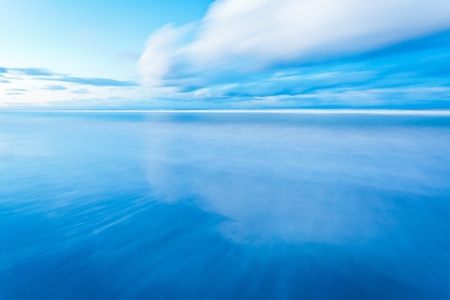 long exposure to sea 	の写真素材