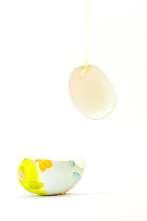 Easter egg brokeの写真素材