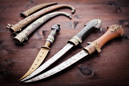 arabian ancient daggers の写真素材