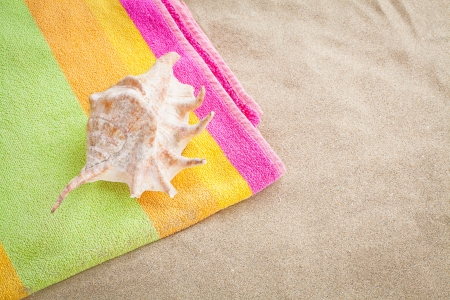 relaxing by the beach の写真素材