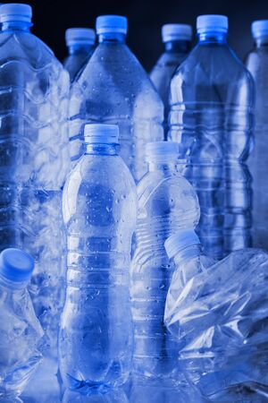empty plastic bottles の写真素材