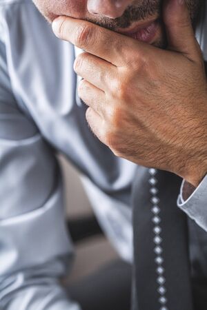 businessman thinking の写真素材