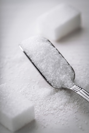 sugar and spoon の写真素材