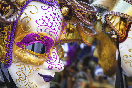 Venice carnival maskの写真素材