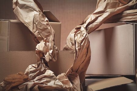 cardboard boxes used