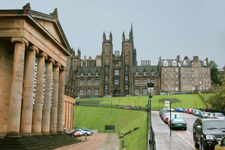 Edinburgh Museum and Churchの写真素材