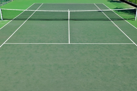 Detail of a tennis courtの写真素材