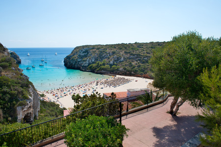 Cala en Porter beach in Menoca, Spain