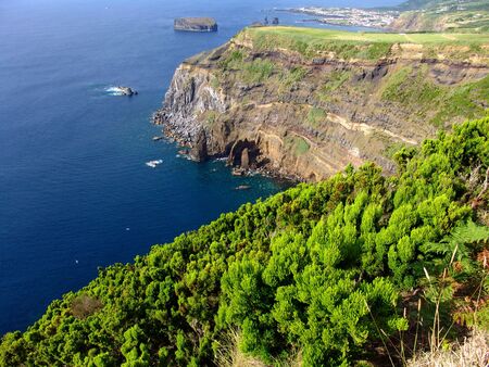 sea and landの写真素材