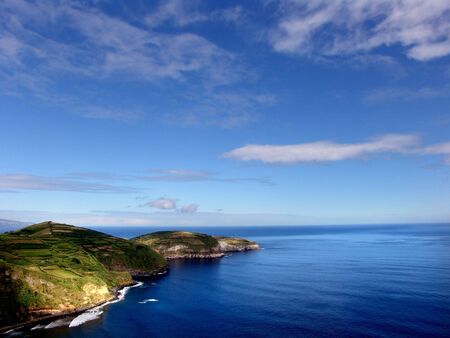 land and oceanの写真素材
